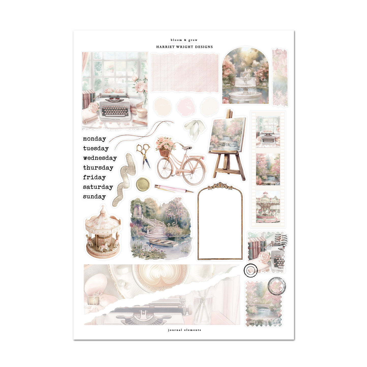 Bloom & Grow | Journal Elements