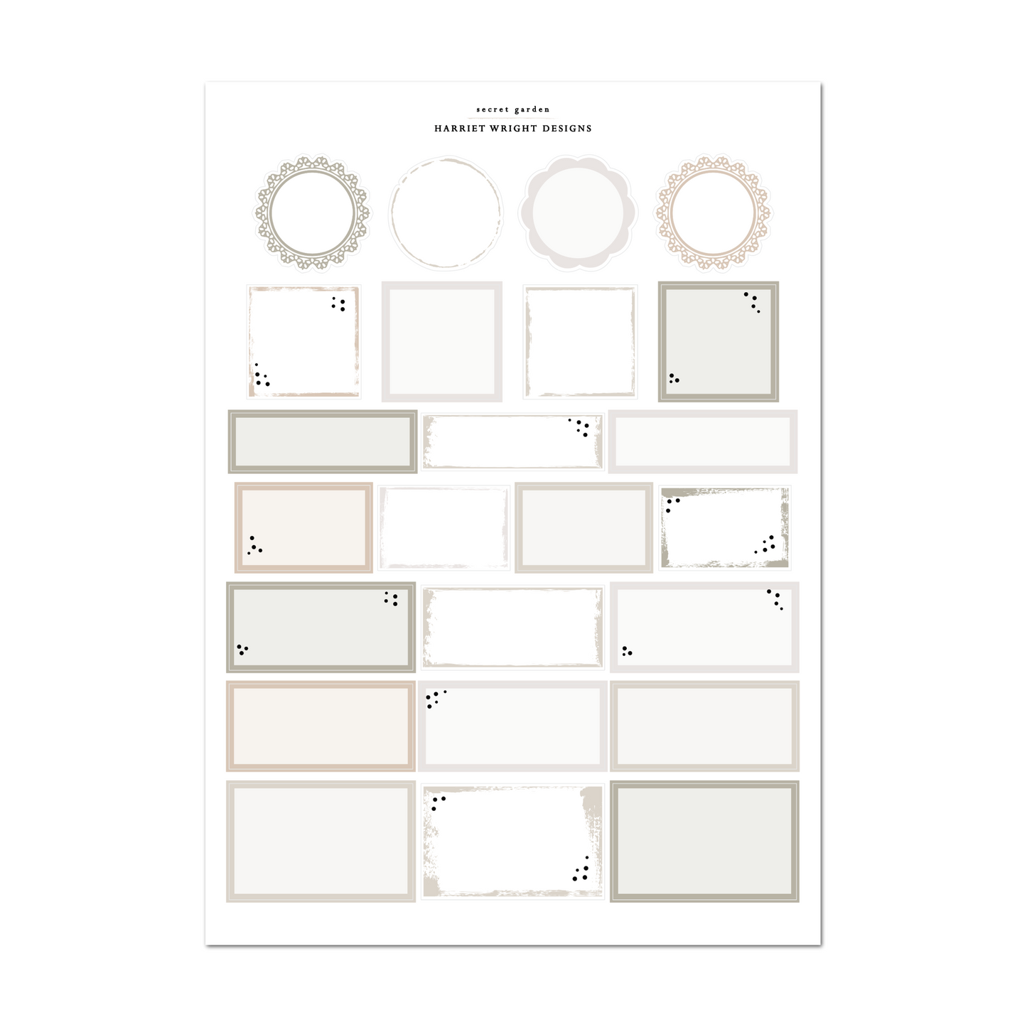 Secret Garden | Weekly Kit