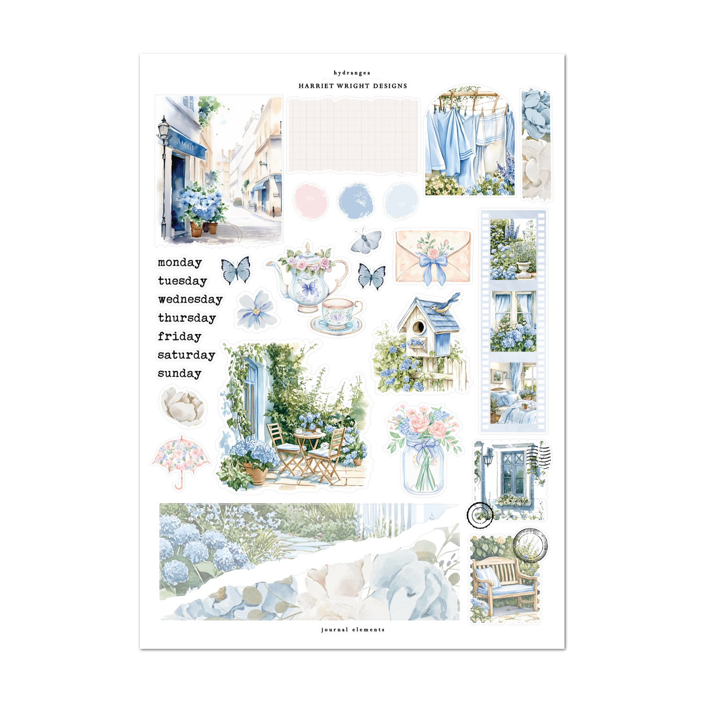 Hydrangea | Journal Elements