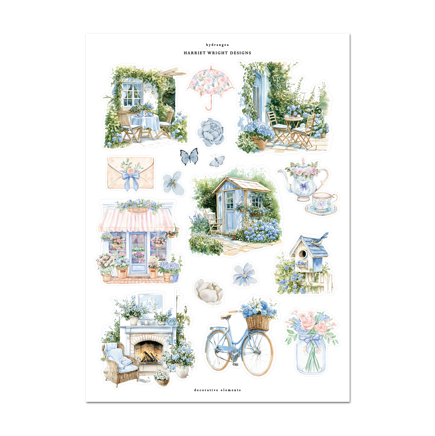 Hydrangea | Decorative Elements