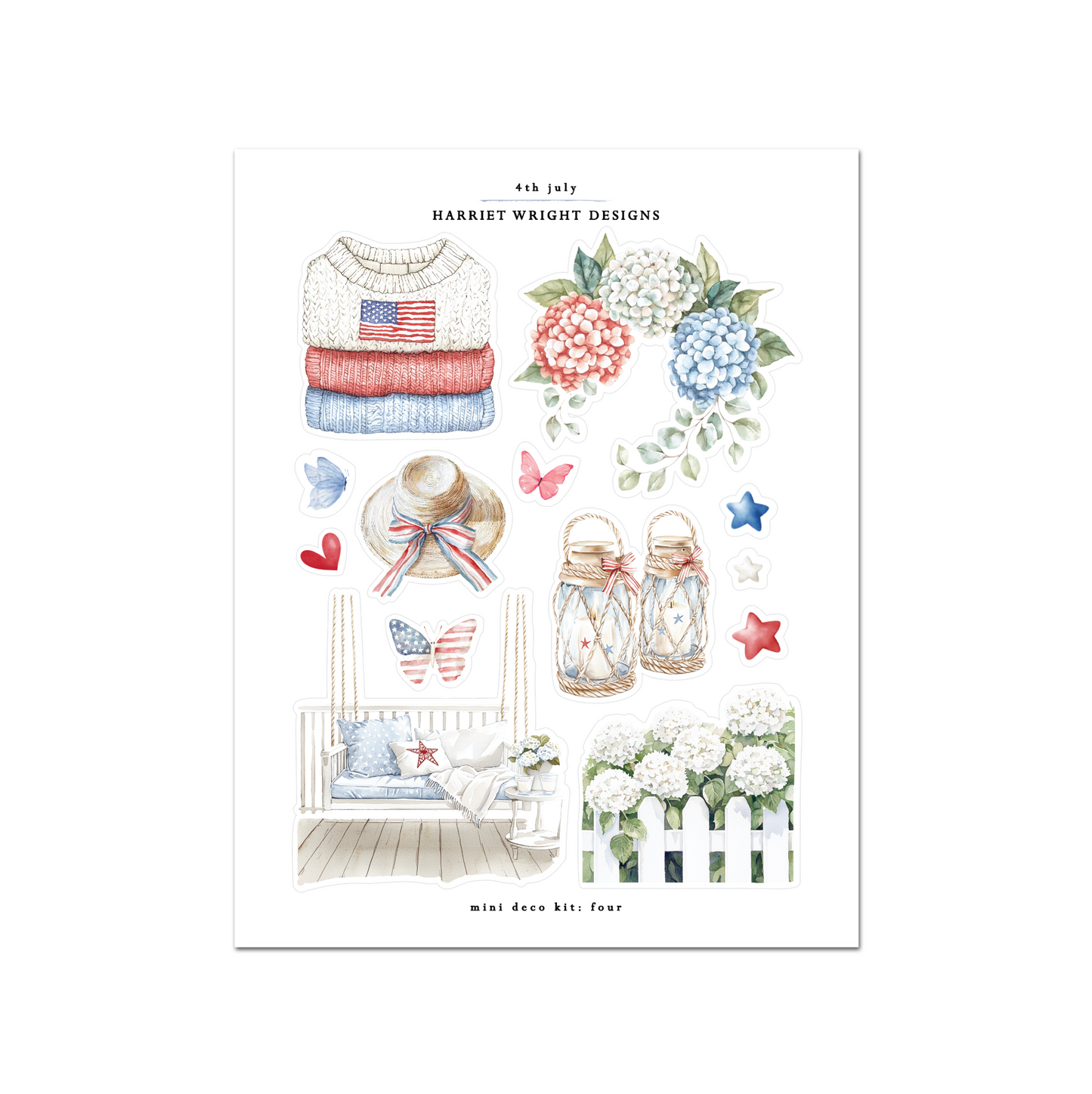 NEW: 4th July | Mini Decorative Kit