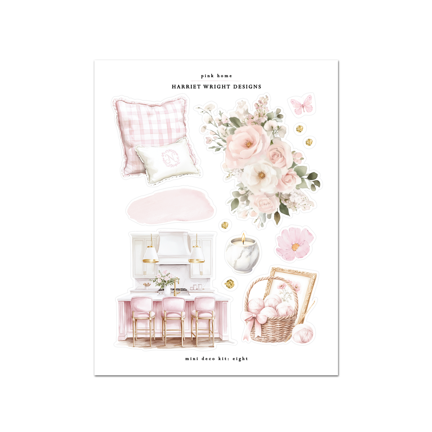 Pink Home | Mini Decorative Kit