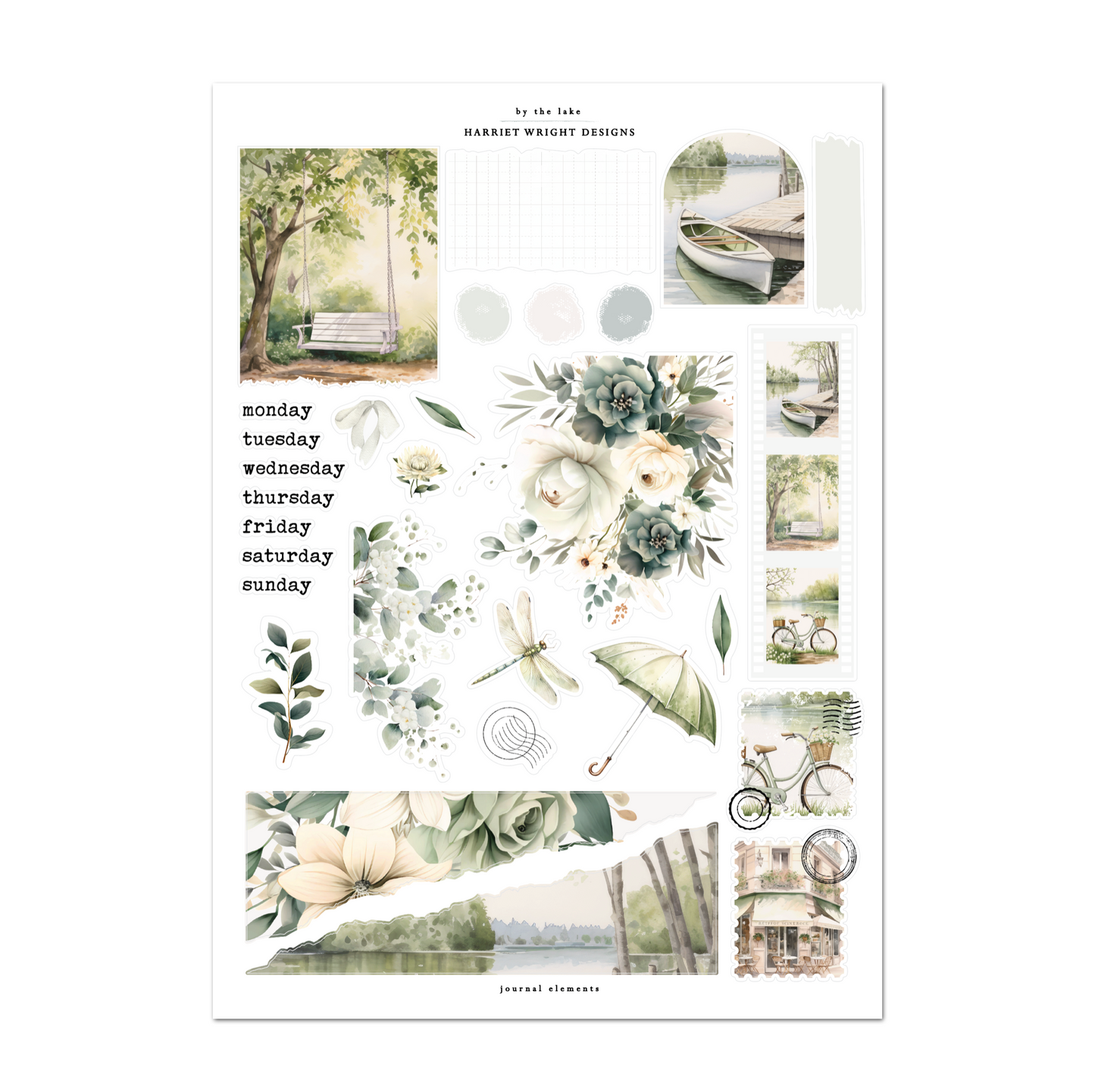 By the Lake | Journal Elements