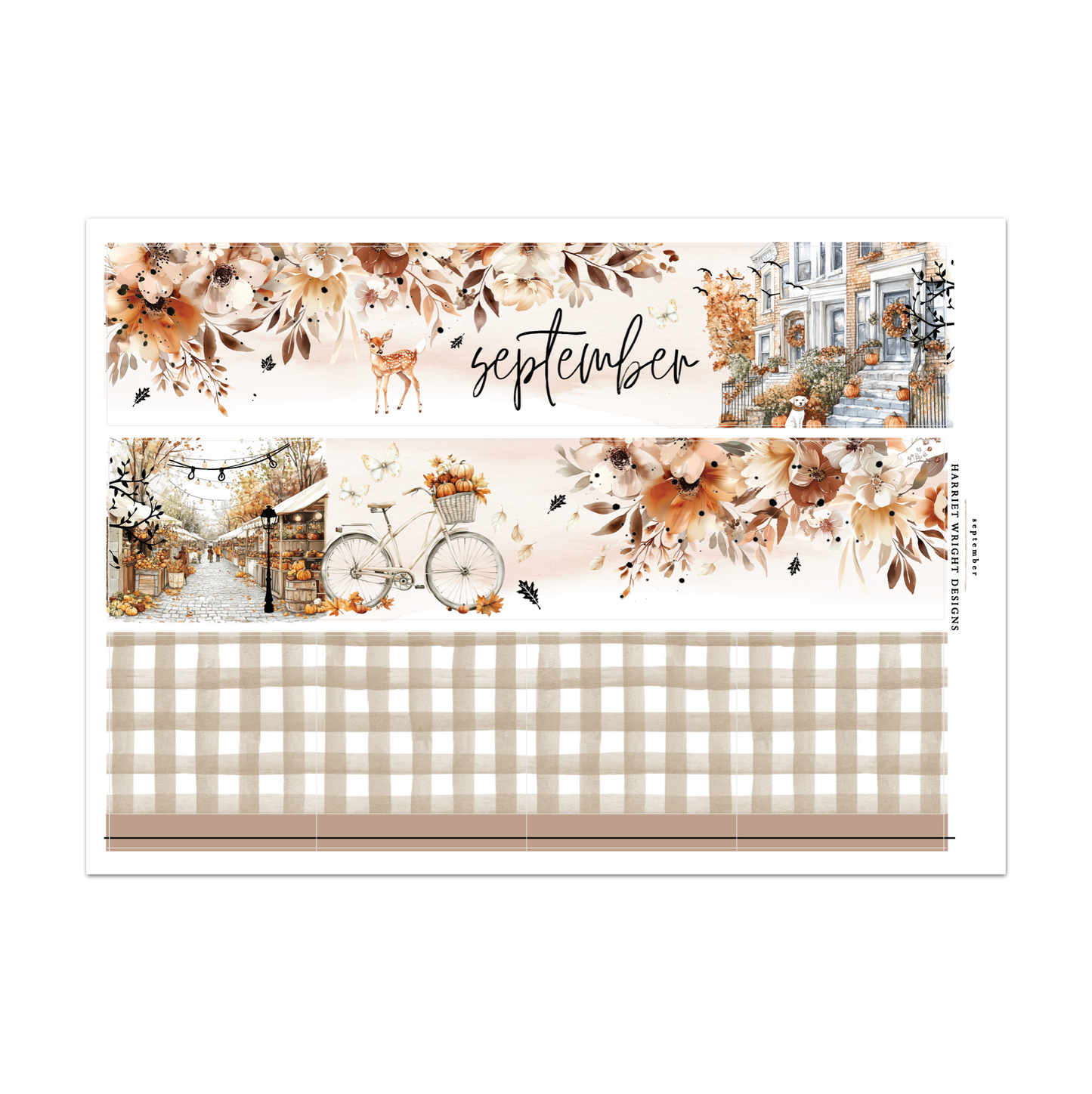 September | A5 Wide | Monthly Kit