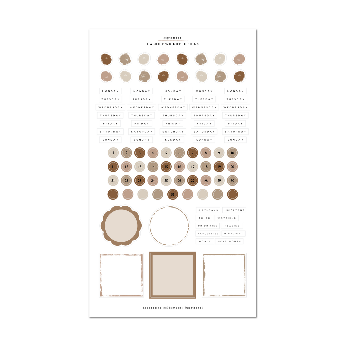 September | Decorative Collection