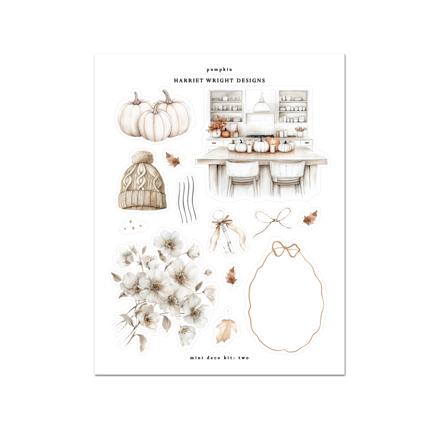 NEW: Pumpkin | Mini Decorative Kit