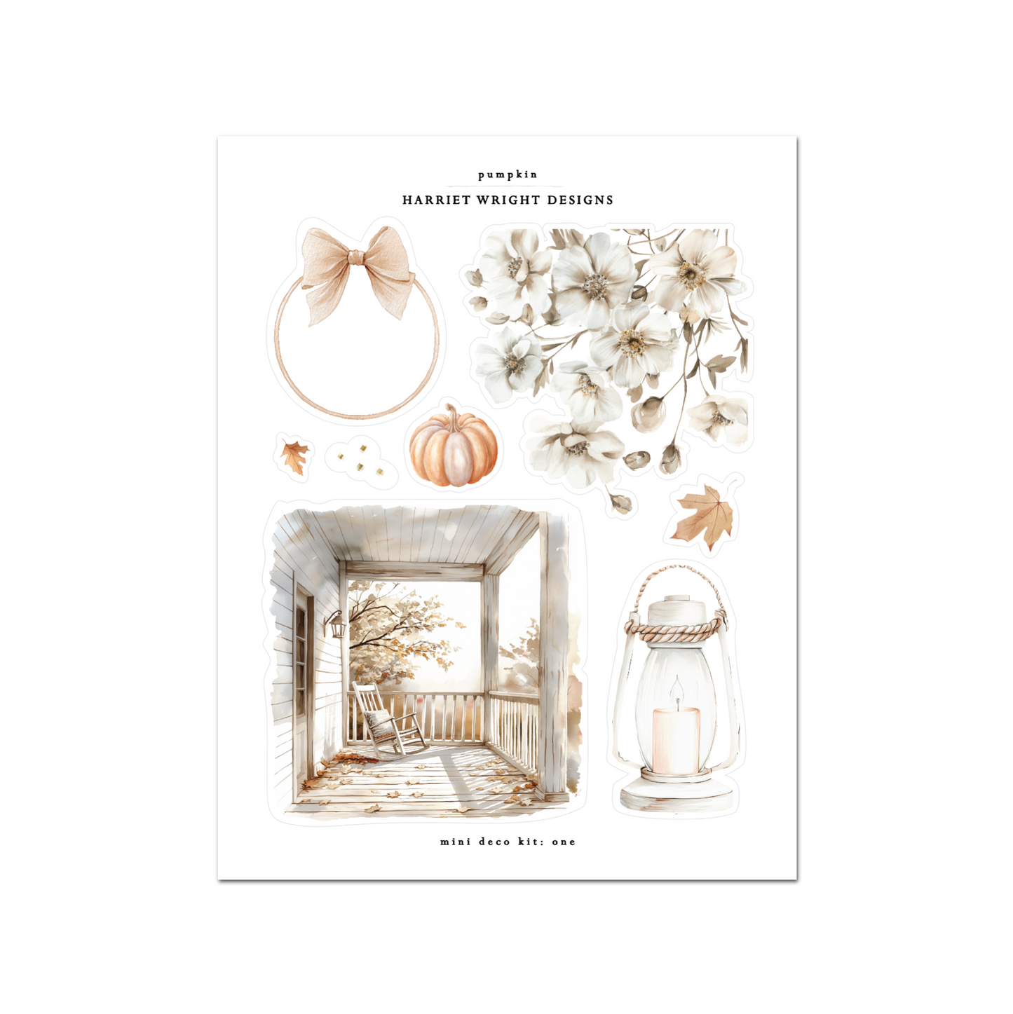 NEW: Pumpkin | Mini Decorative Kit