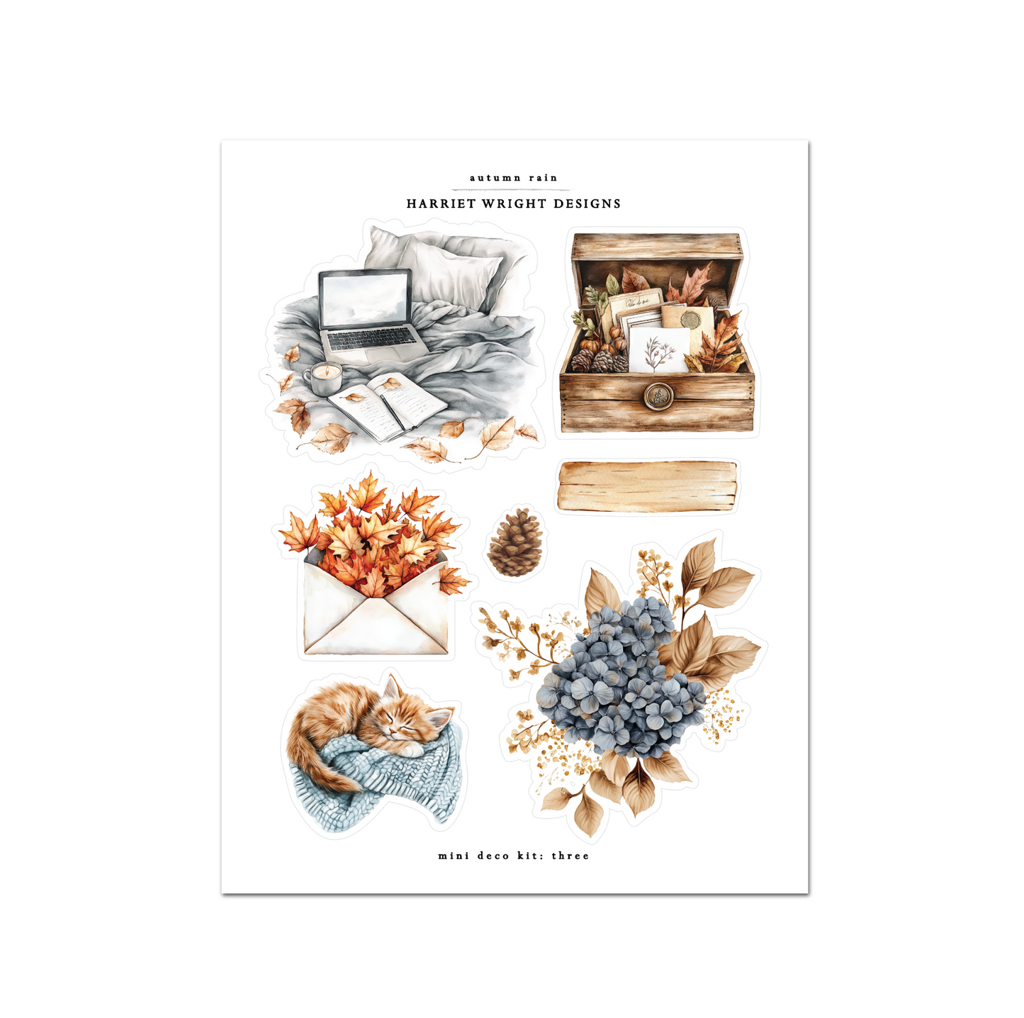 NEW: Autumn Rain | Mini Decorative Kit