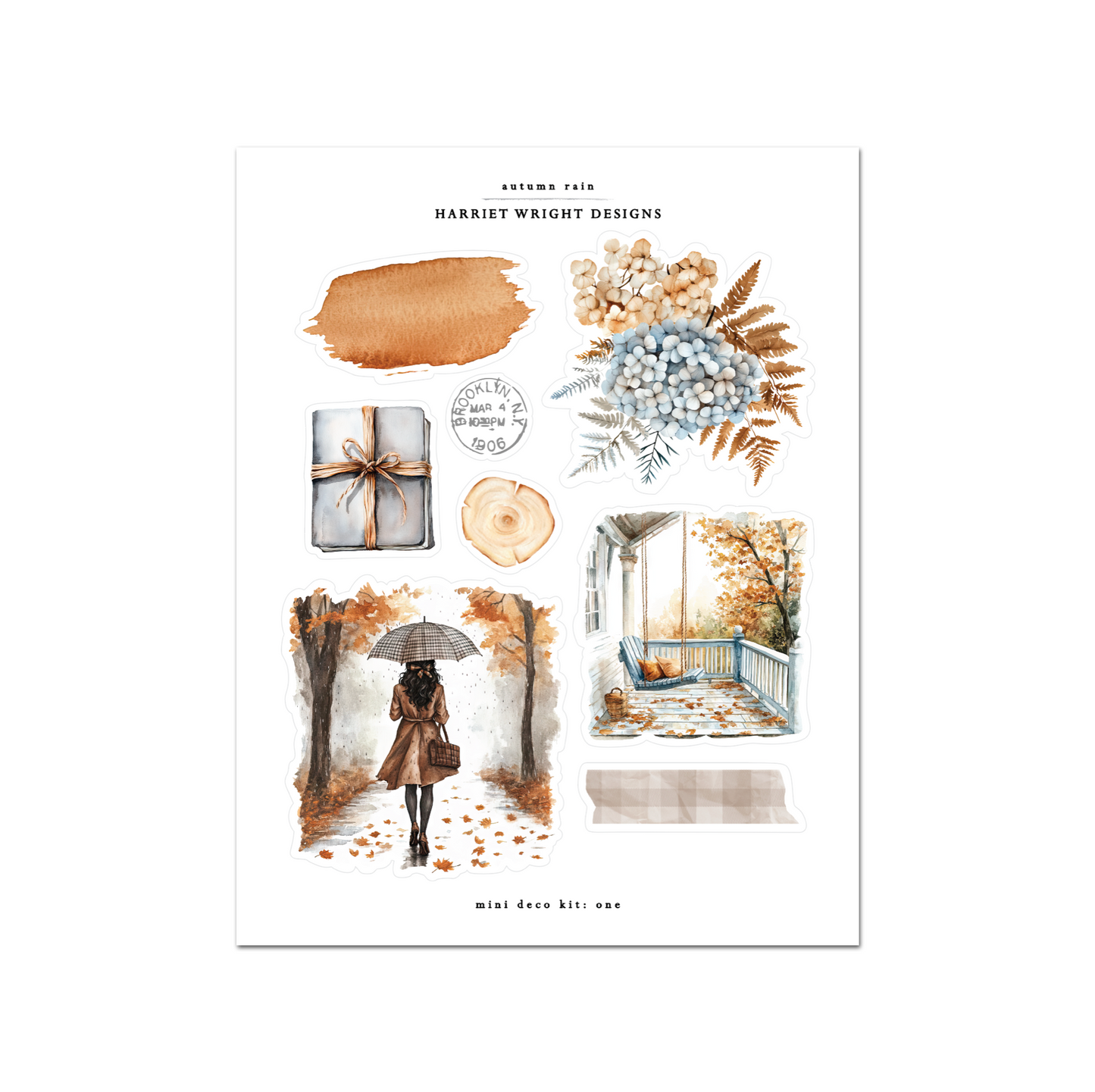 NEW: Autumn Rain | Mini Decorative Kit