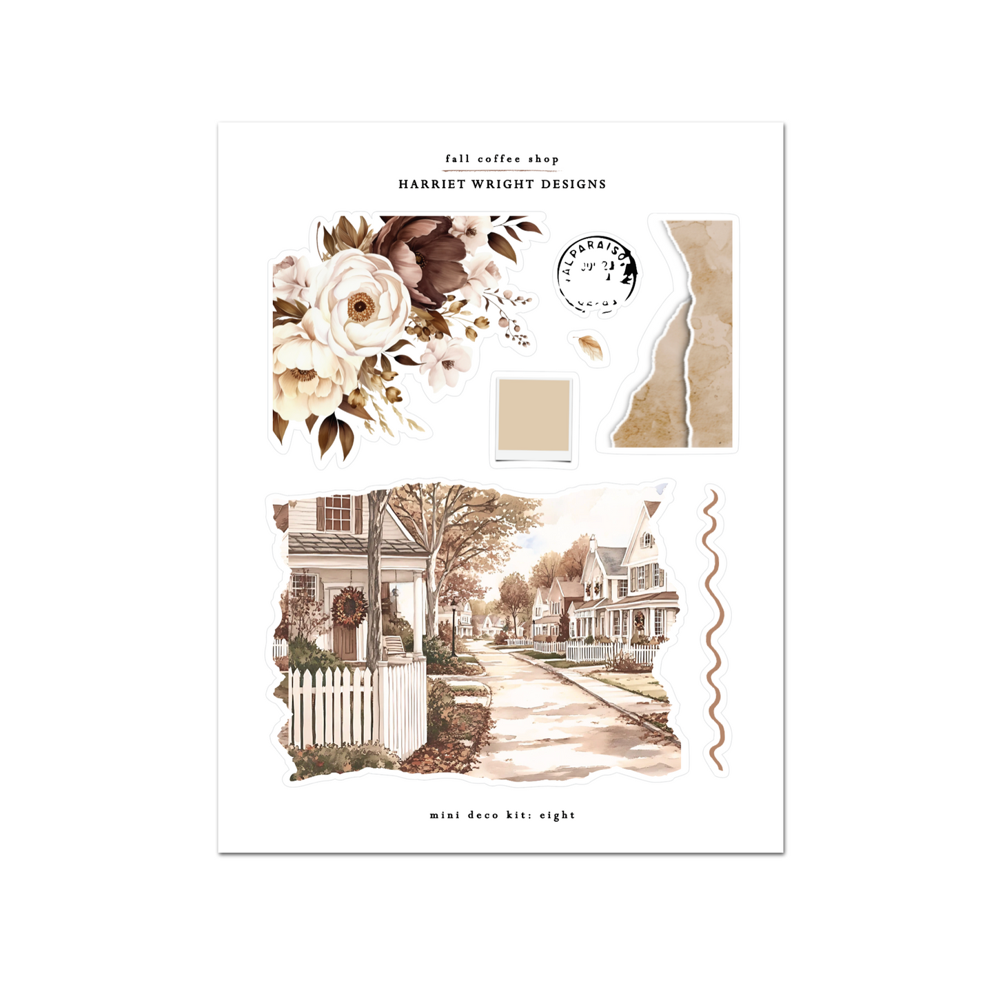 NEW: Fall Coffee Shop | Mini Decorative Kit
