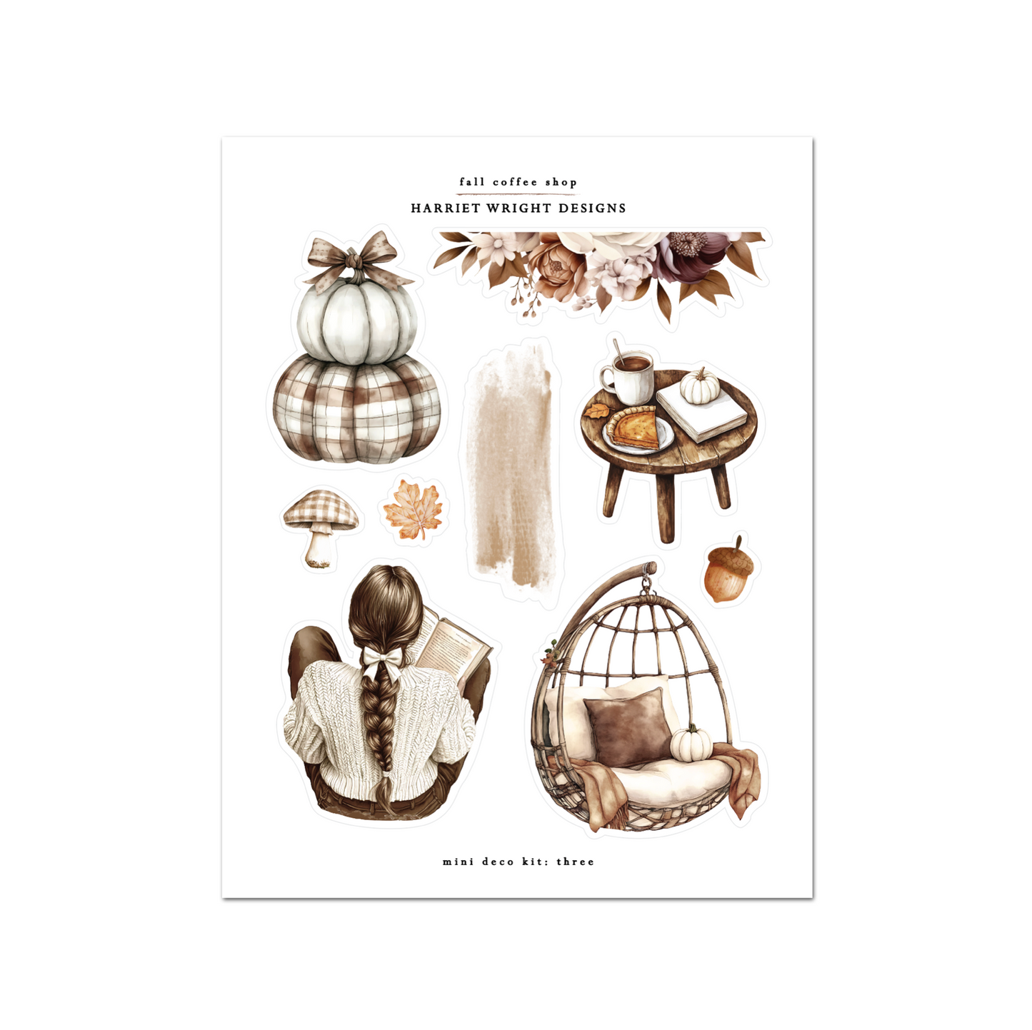 NEW: Fall Coffee Shop | Mini Decorative Kit