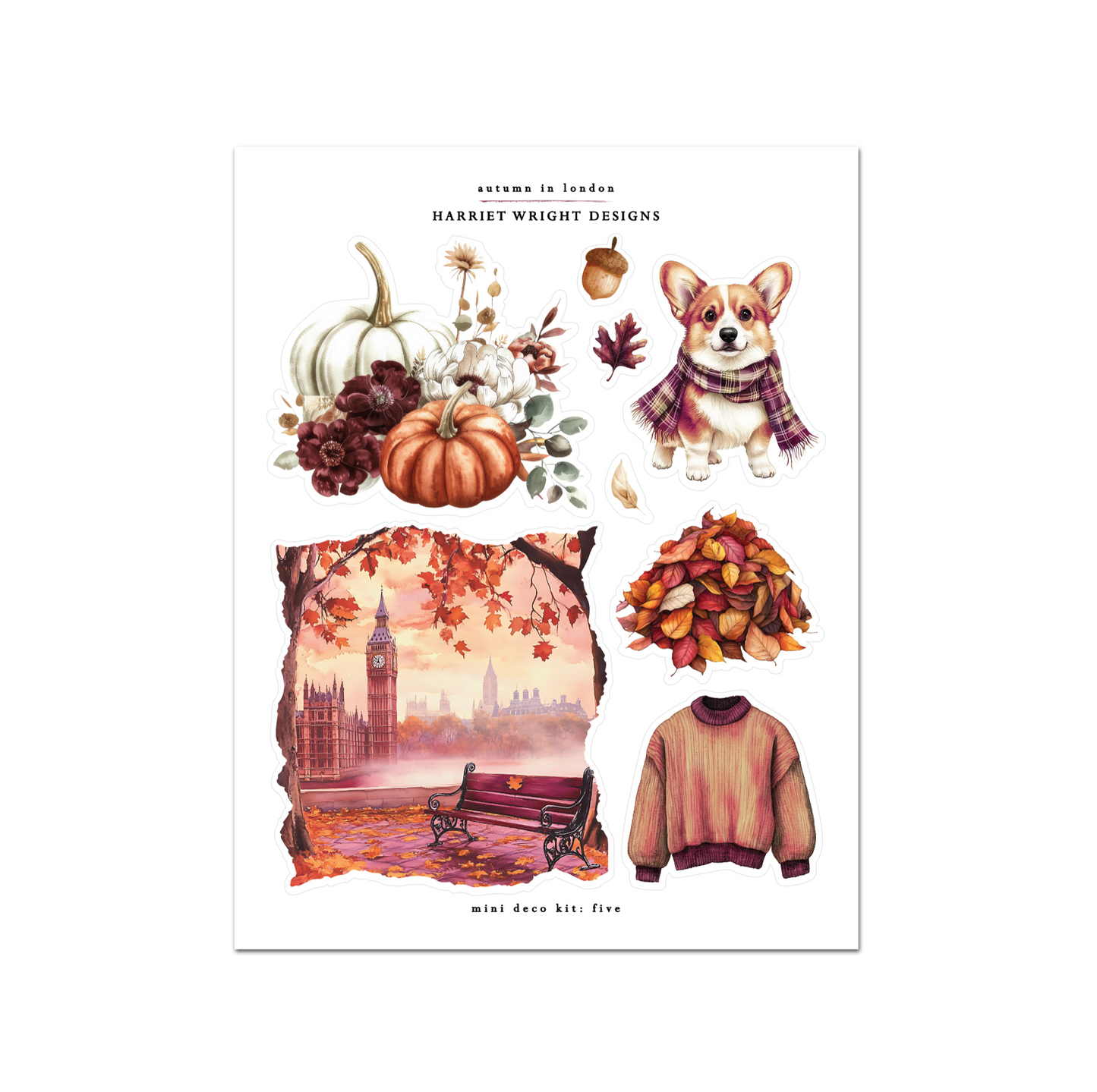 NEW: Autumn in London | Mini Decorative Kit