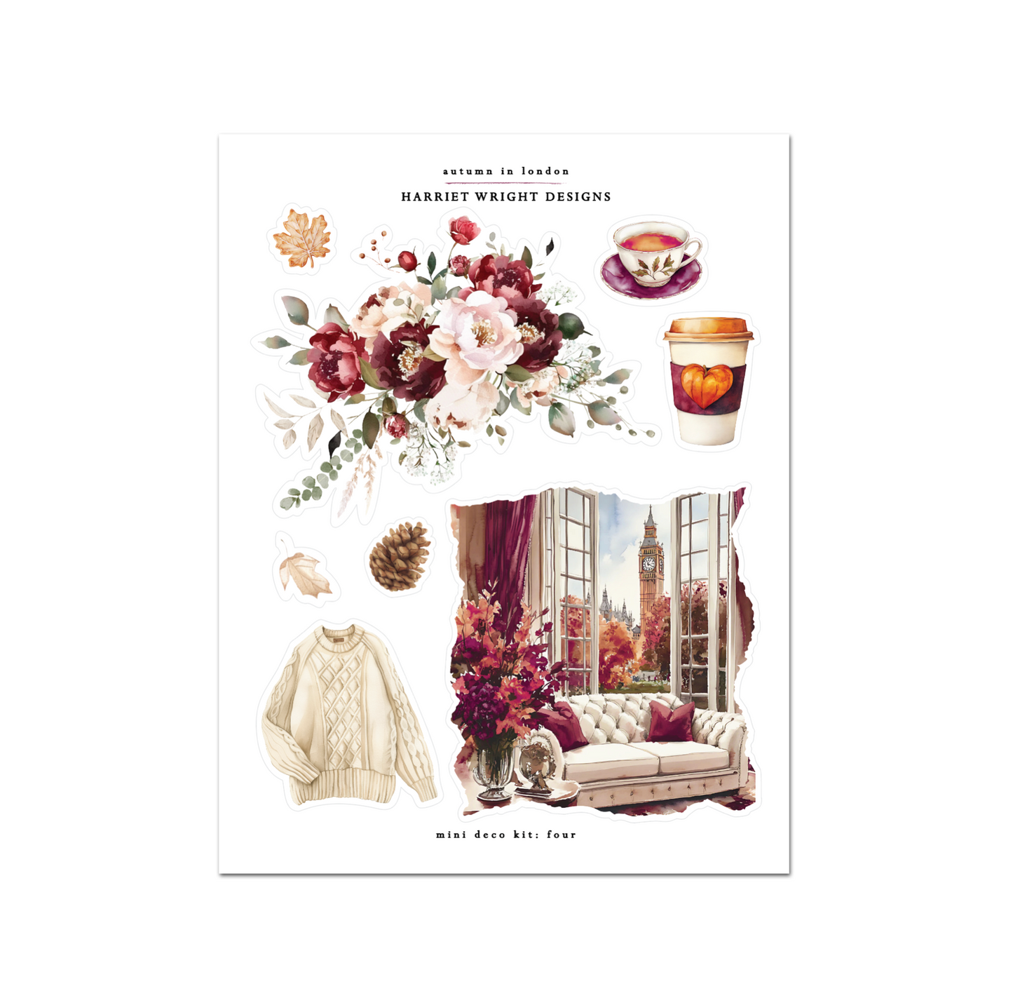 NEW: Autumn in London | Mini Decorative Kit