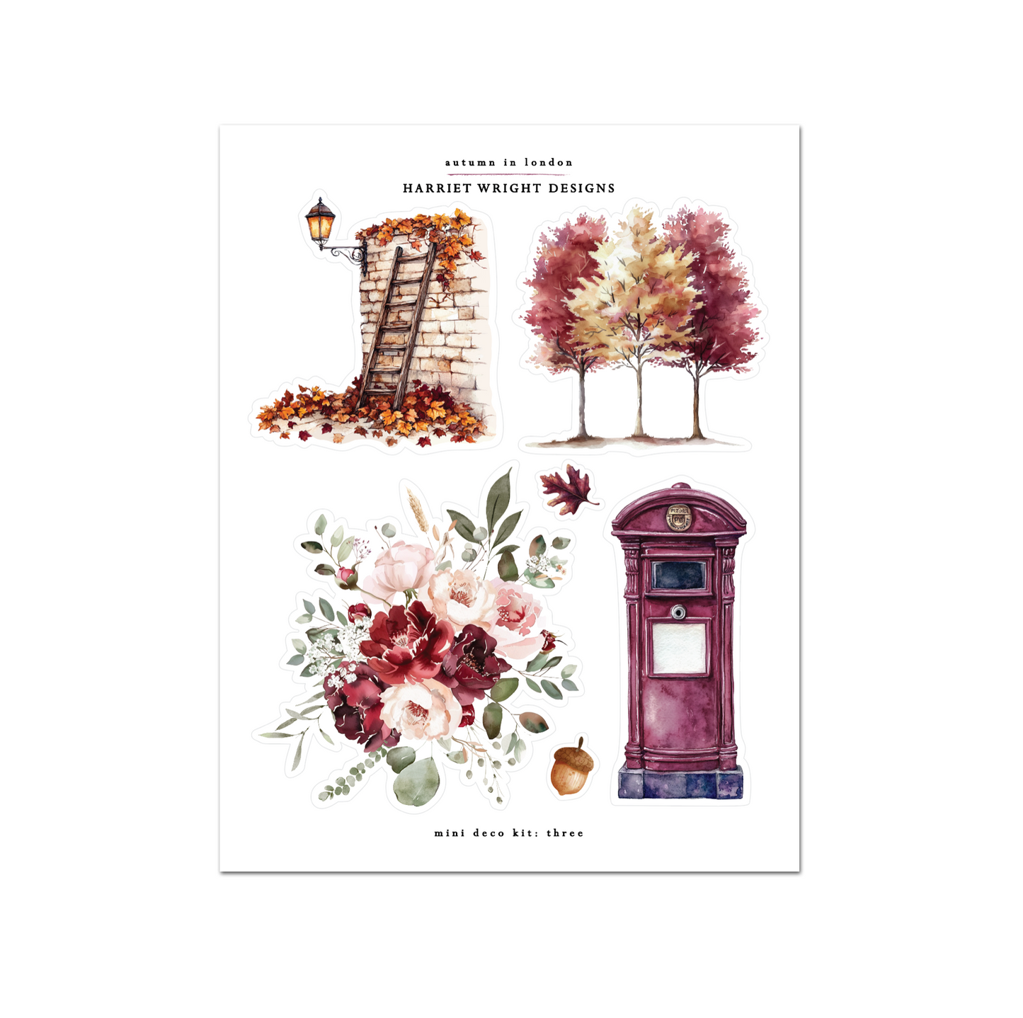 NEW: Autumn in London | Mini Decorative Kit