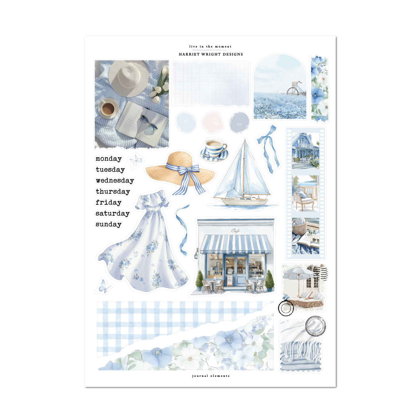 Live in the Moment | Journal Elements