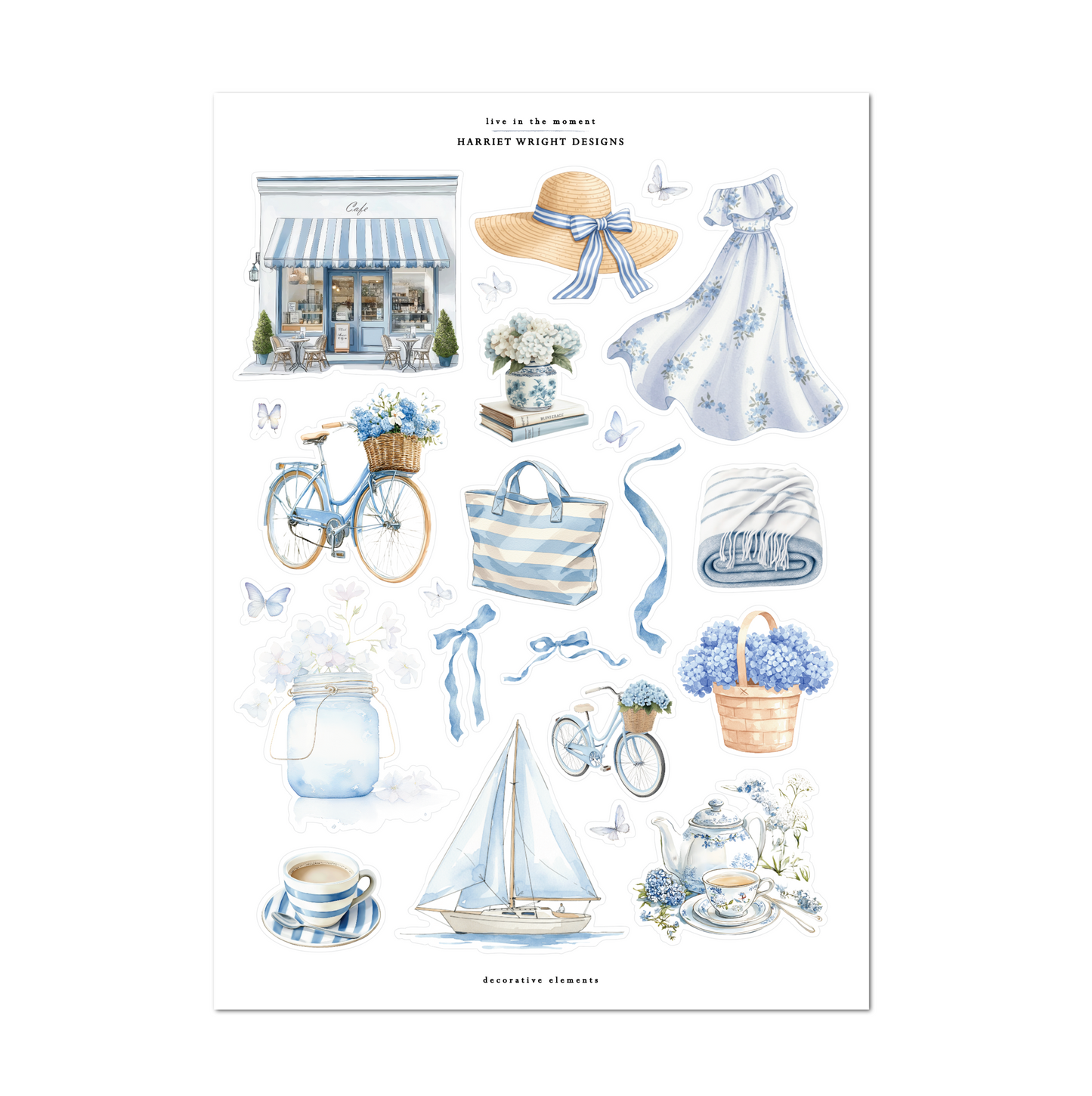 Live in the Moment | Decorative Elements