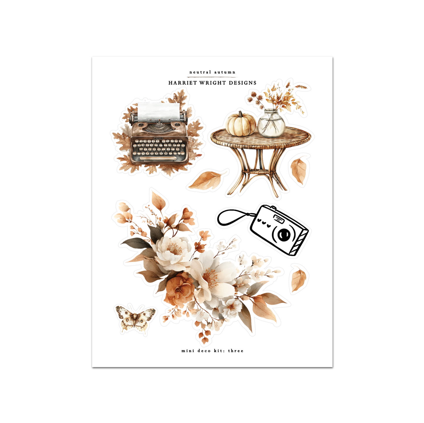 NEW: Neutral Autumn | Mini Decorative Kit