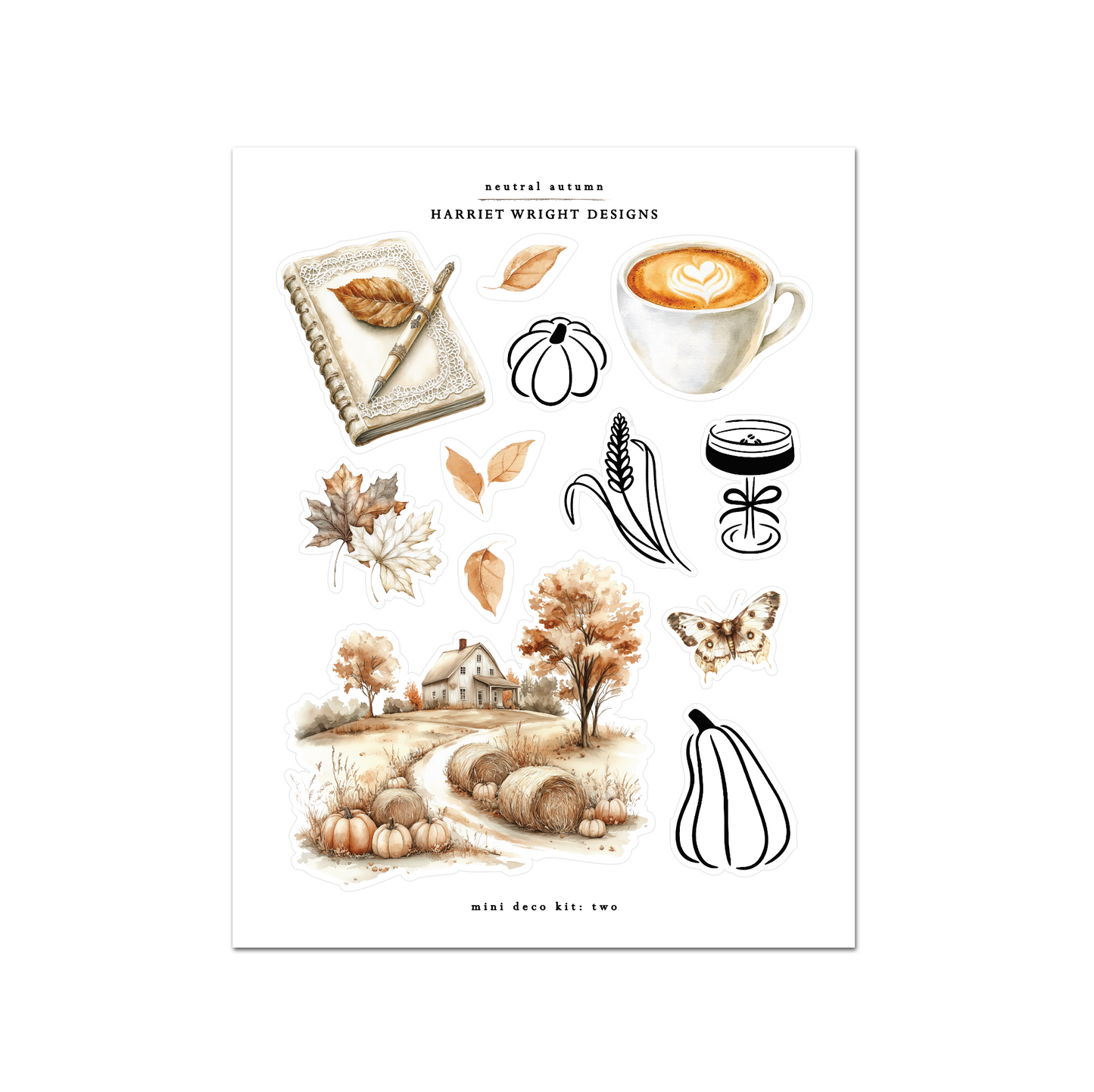 NEW: Neutral Autumn | Mini Decorative Kit