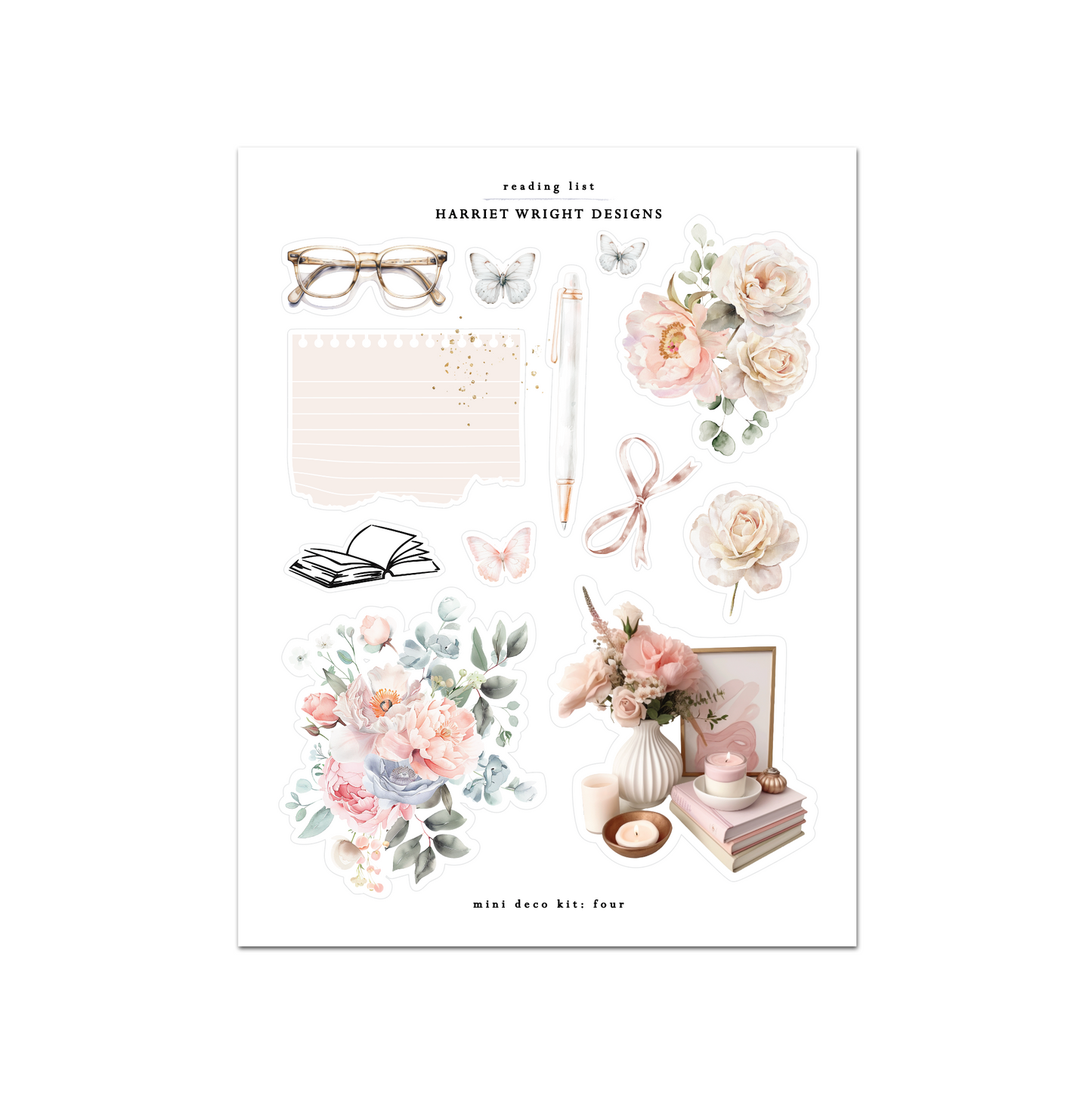 NEW: Reading List | Mini Decorative Kit