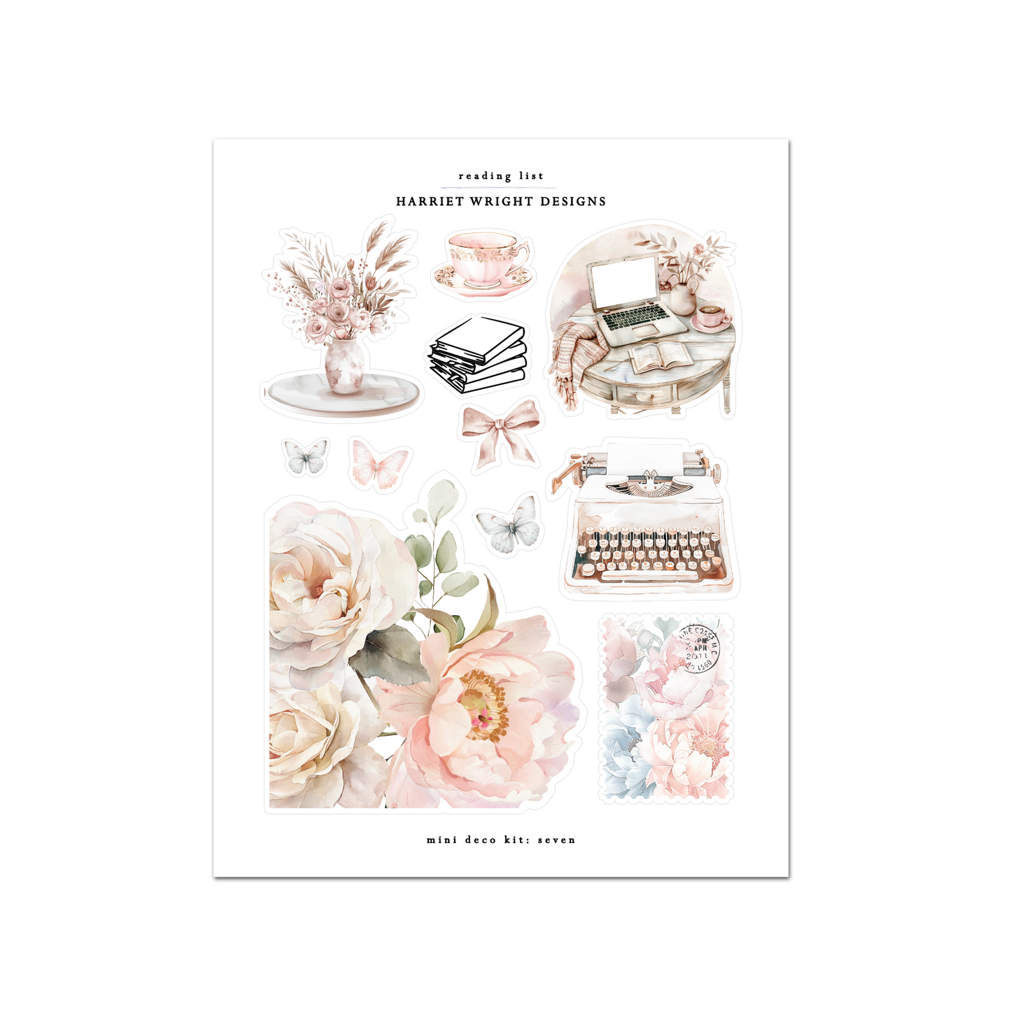 NEW: Reading List | Mini Decorative Kit