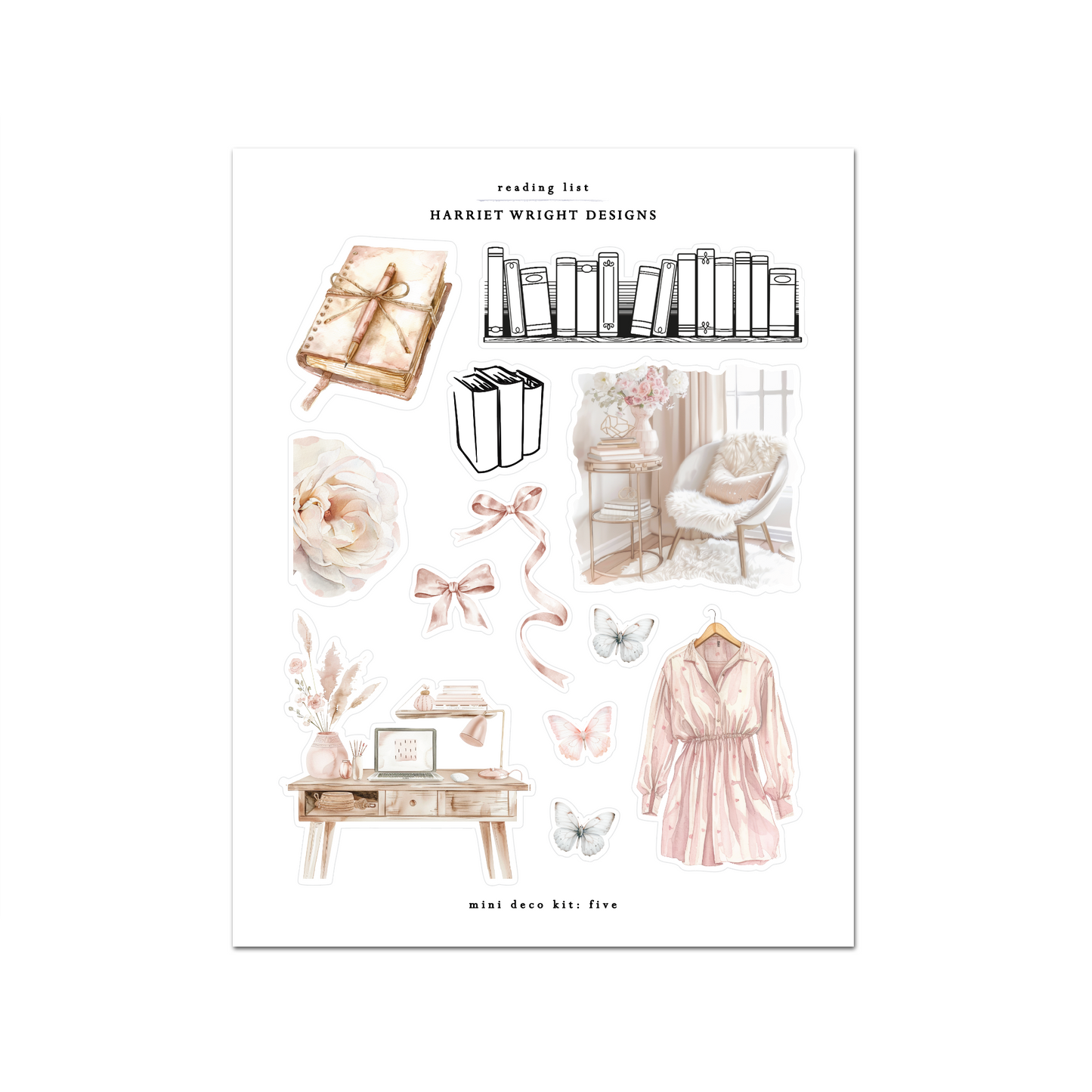 NEW: Reading List | Mini Decorative Kit