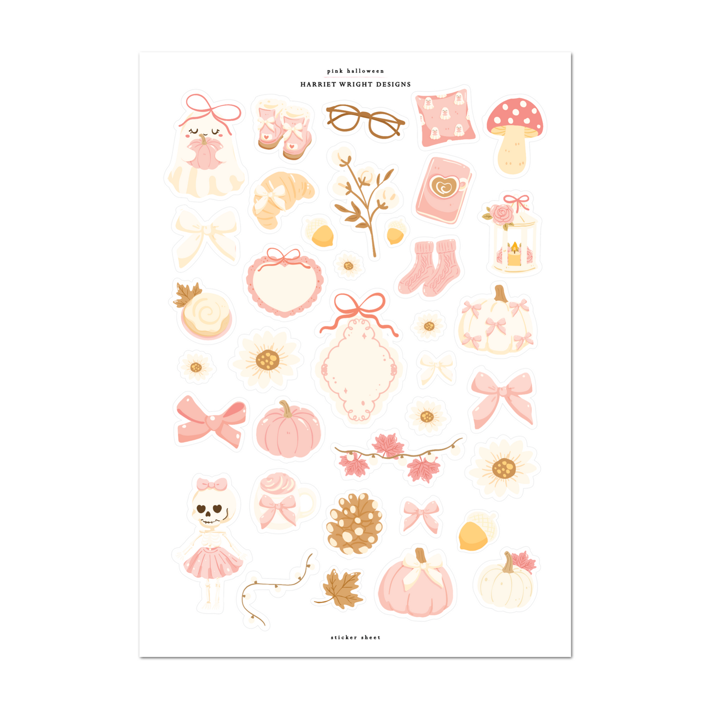 Pink Halloween | Sticker Sheet