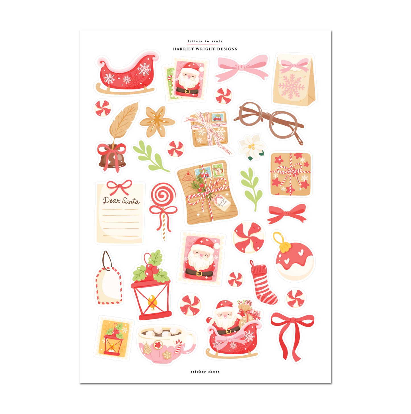 Letters to Santa | Sticker Sheet