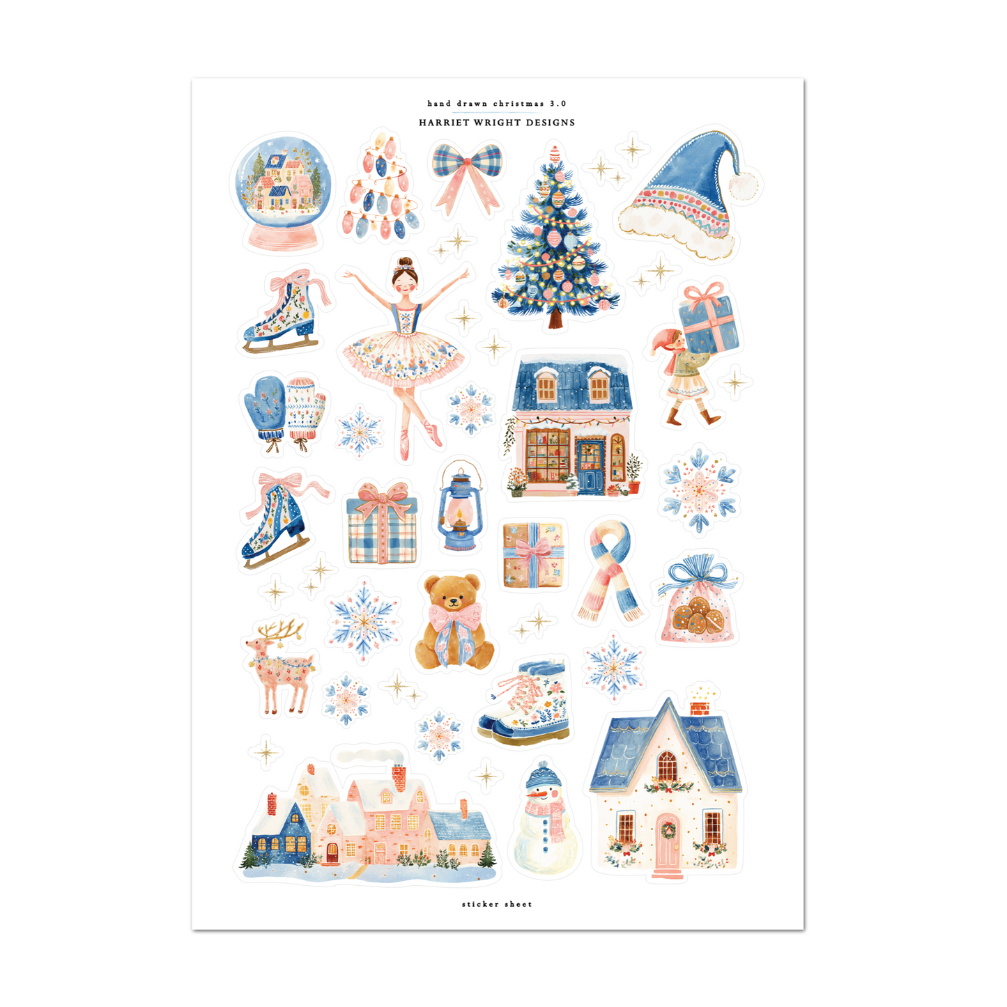 Hand Drawn Christmas 3.0 | Sticker Sheet