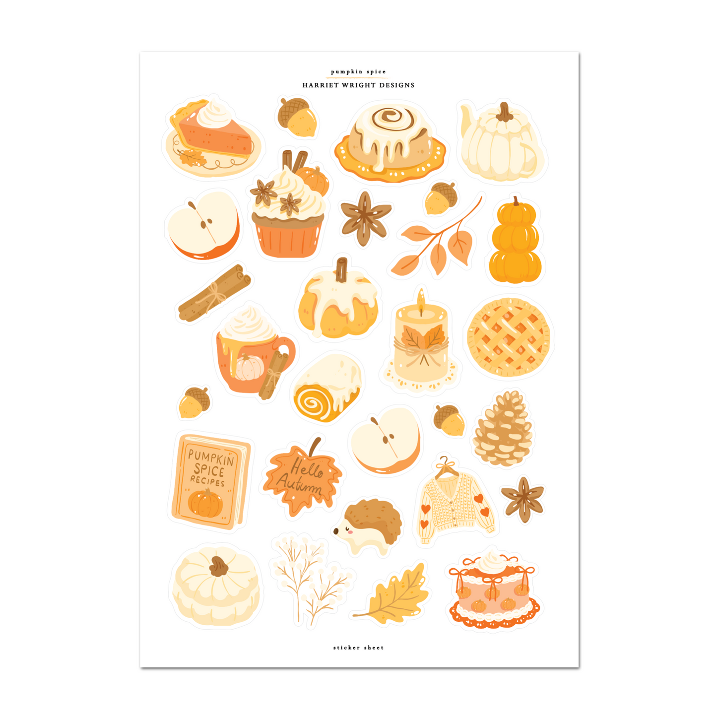 Pumpkin Spice | Sticker Sheet