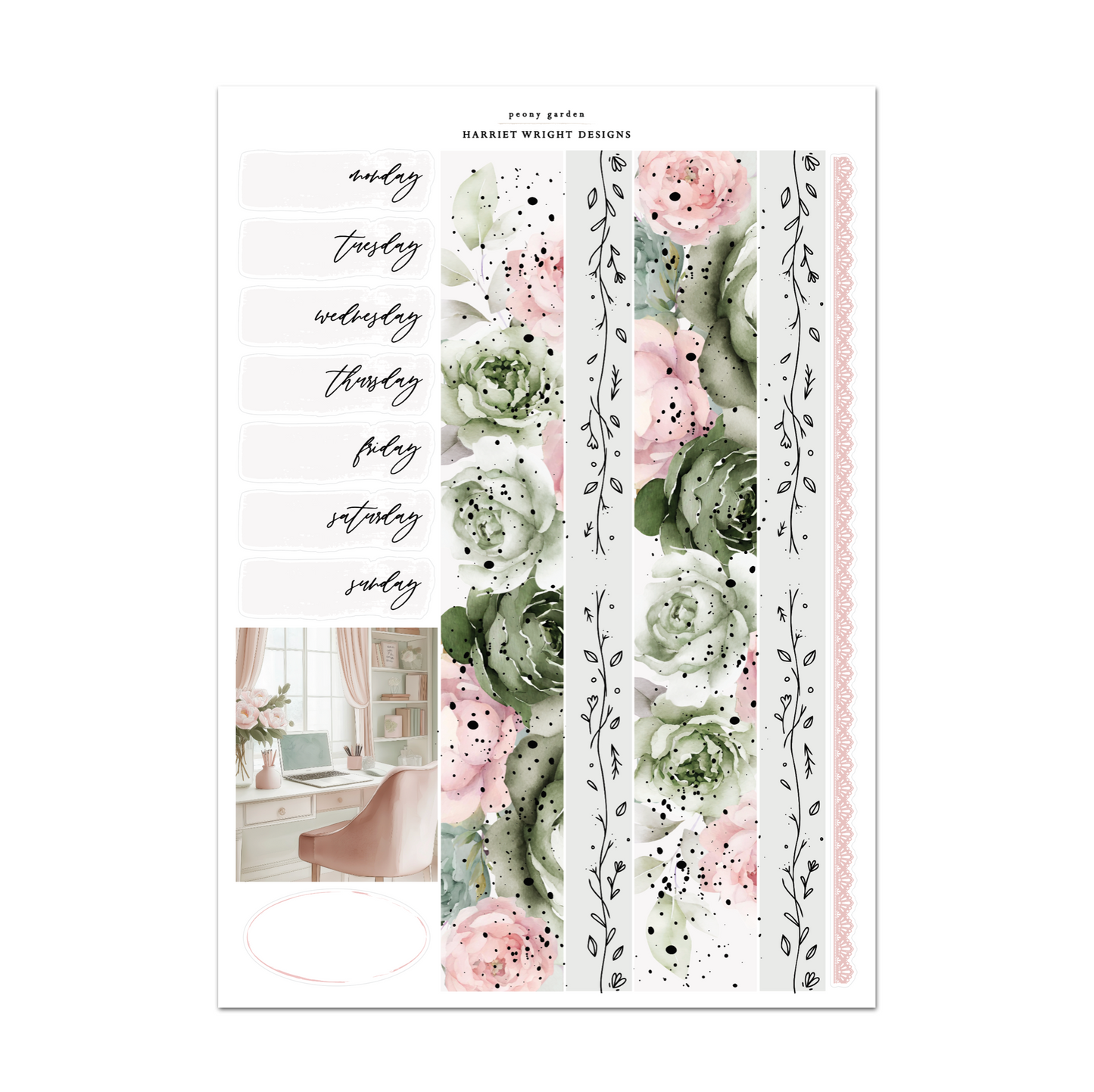 Peony Garden | Weekly Kit