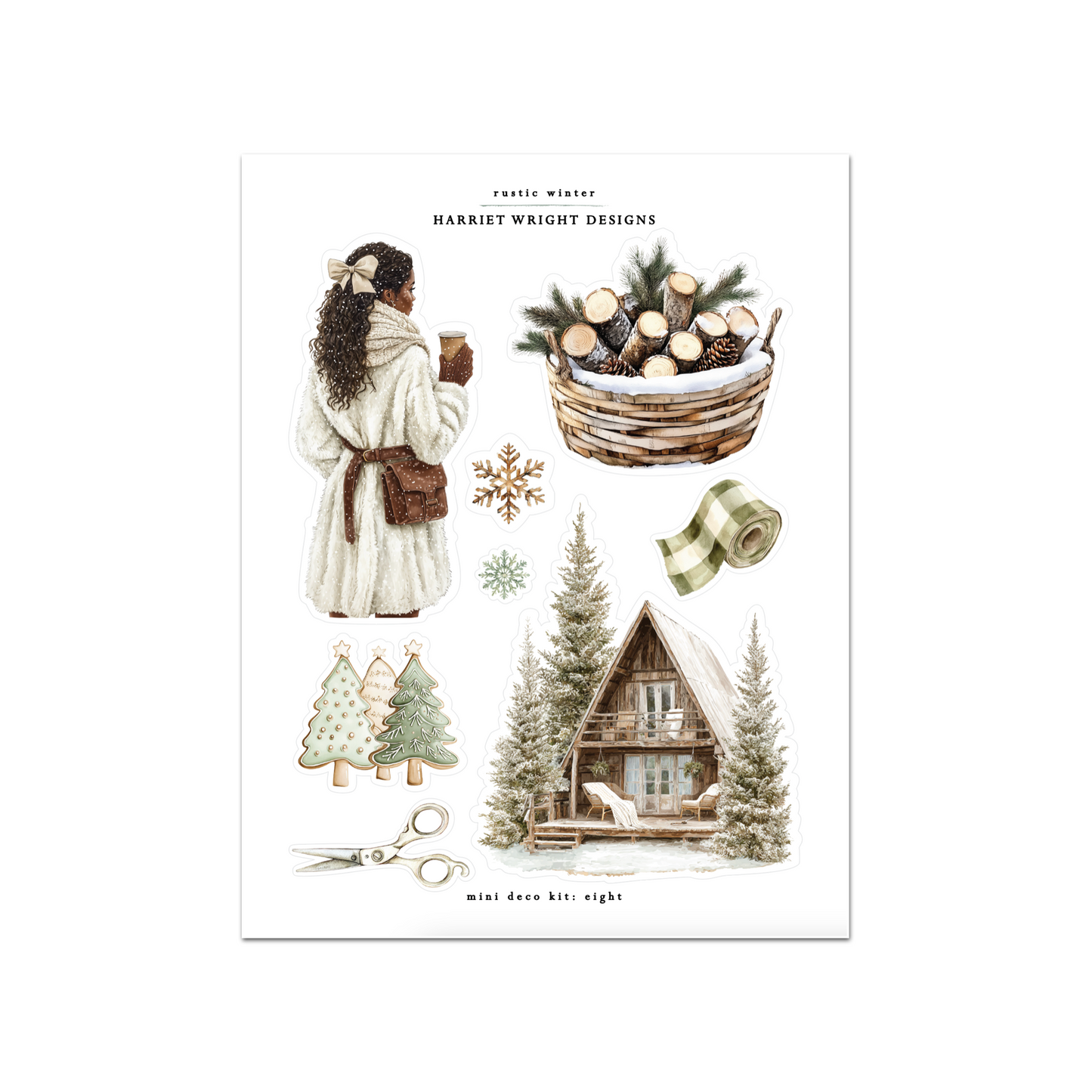 Rustic Winter | Mini Decorative Kit