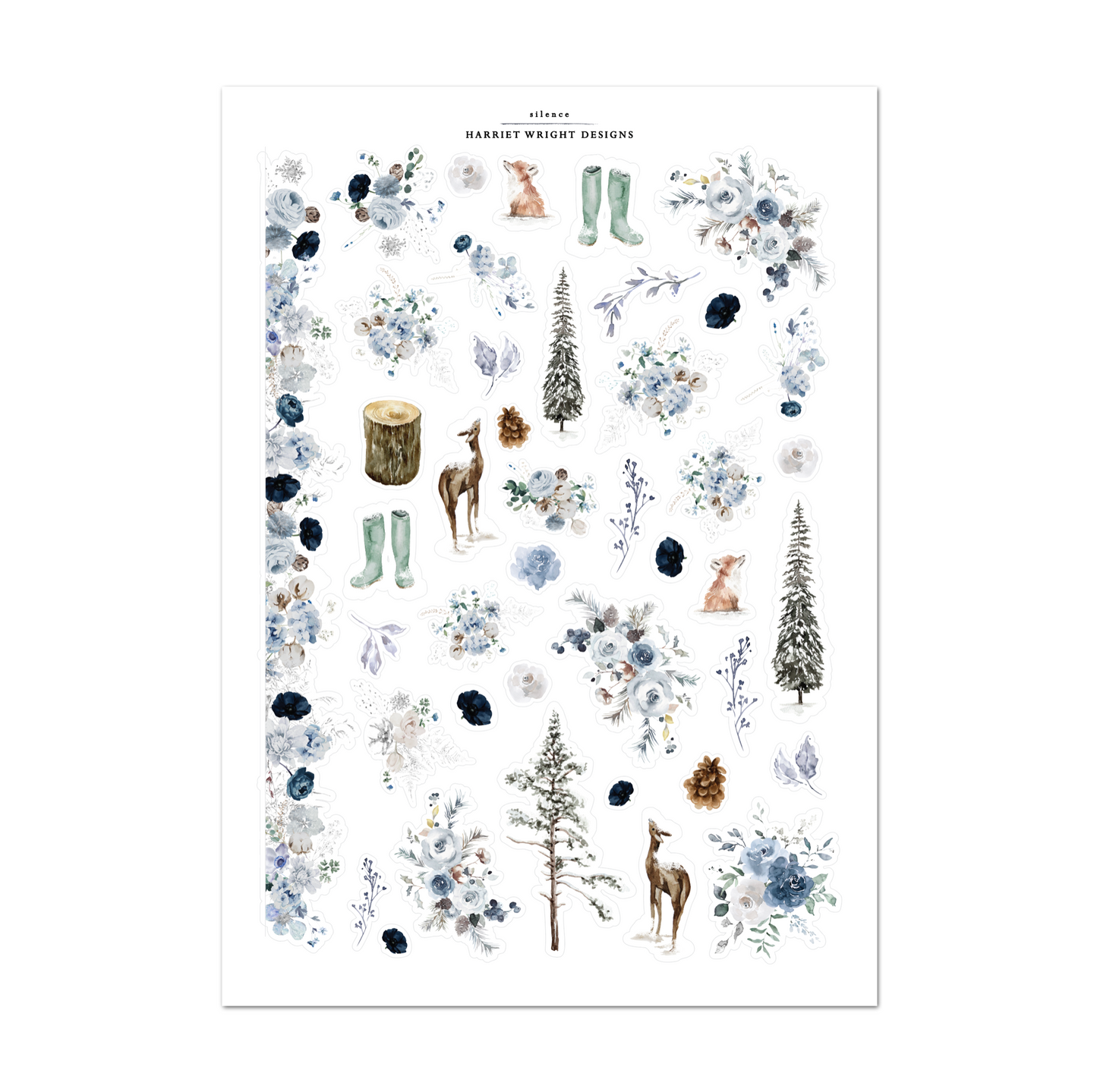 Silence | Floral Elements