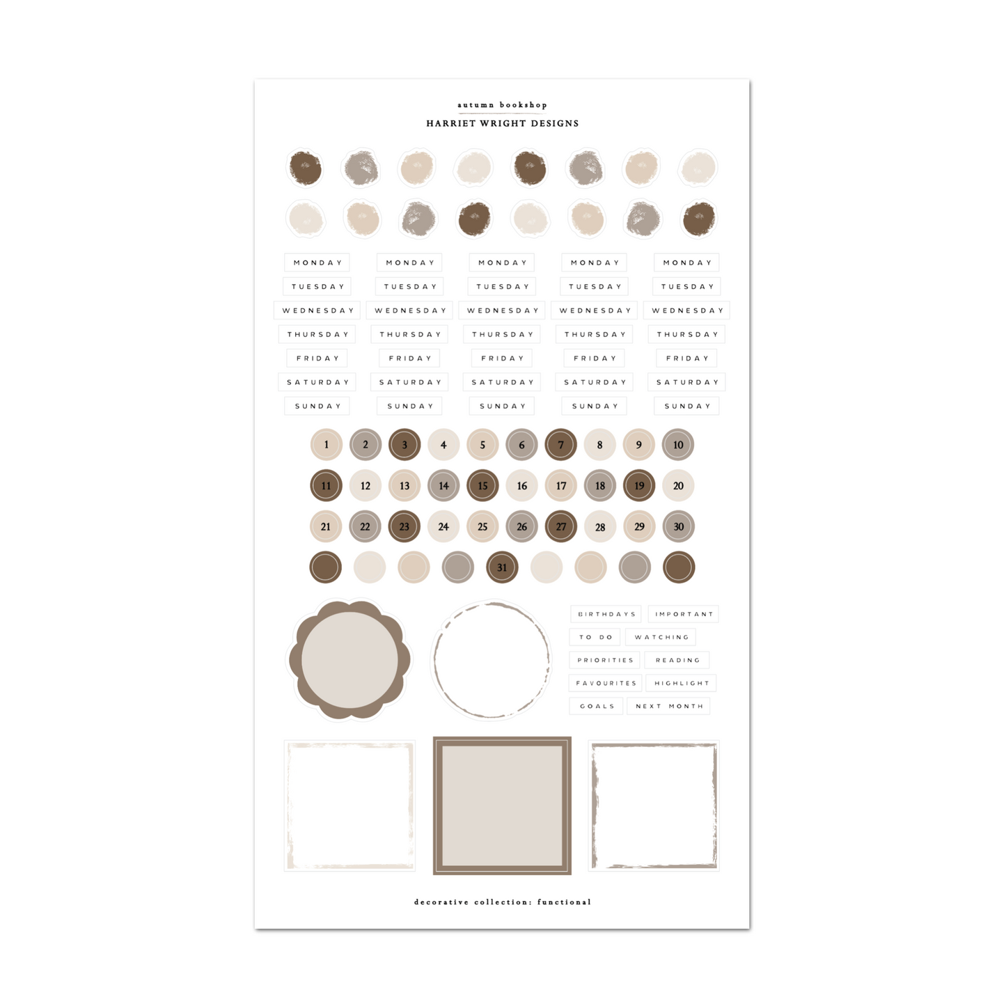 Autumn Bookshop | Decorative Collection