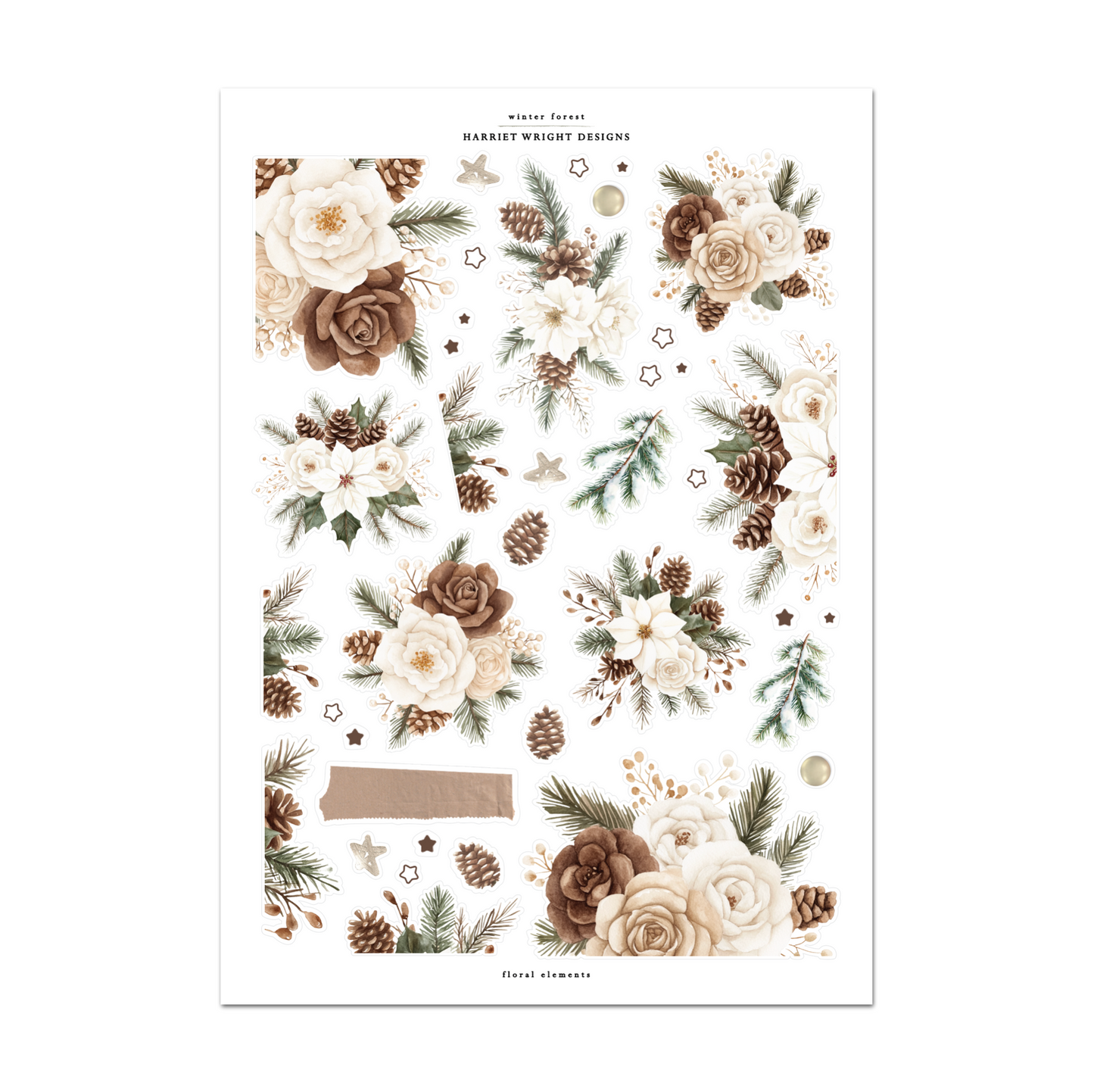 Winter Forest | Floral Elements