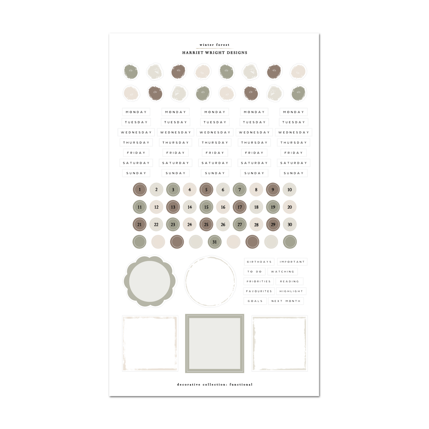 Winter Forest | Decorative Collection