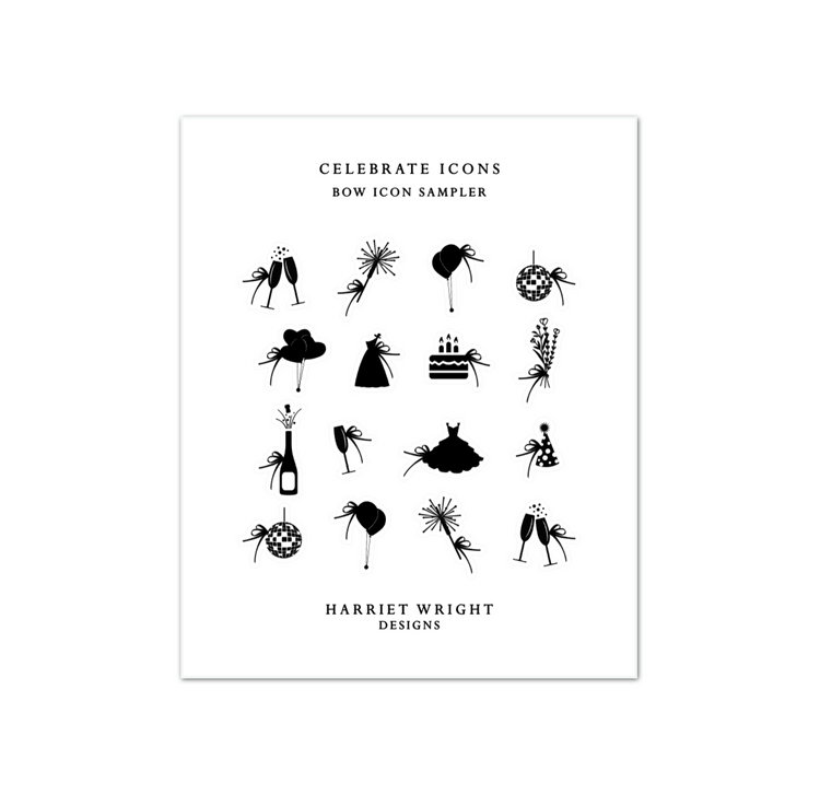 Celebrate || Bow Icon Sampler