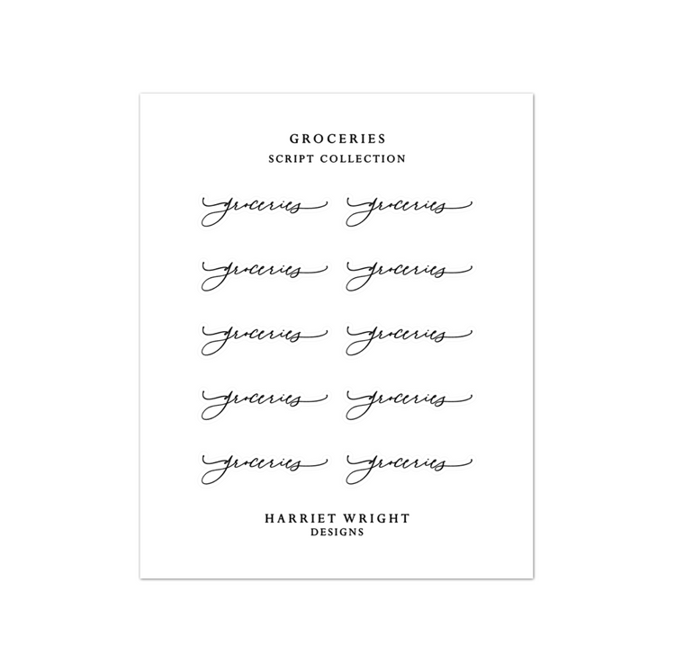 Groceries || Script Collection