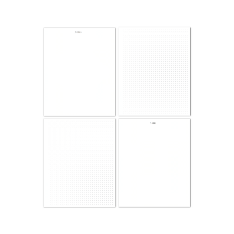 B6 DATED Printed Inserts || Weekly & Monthly