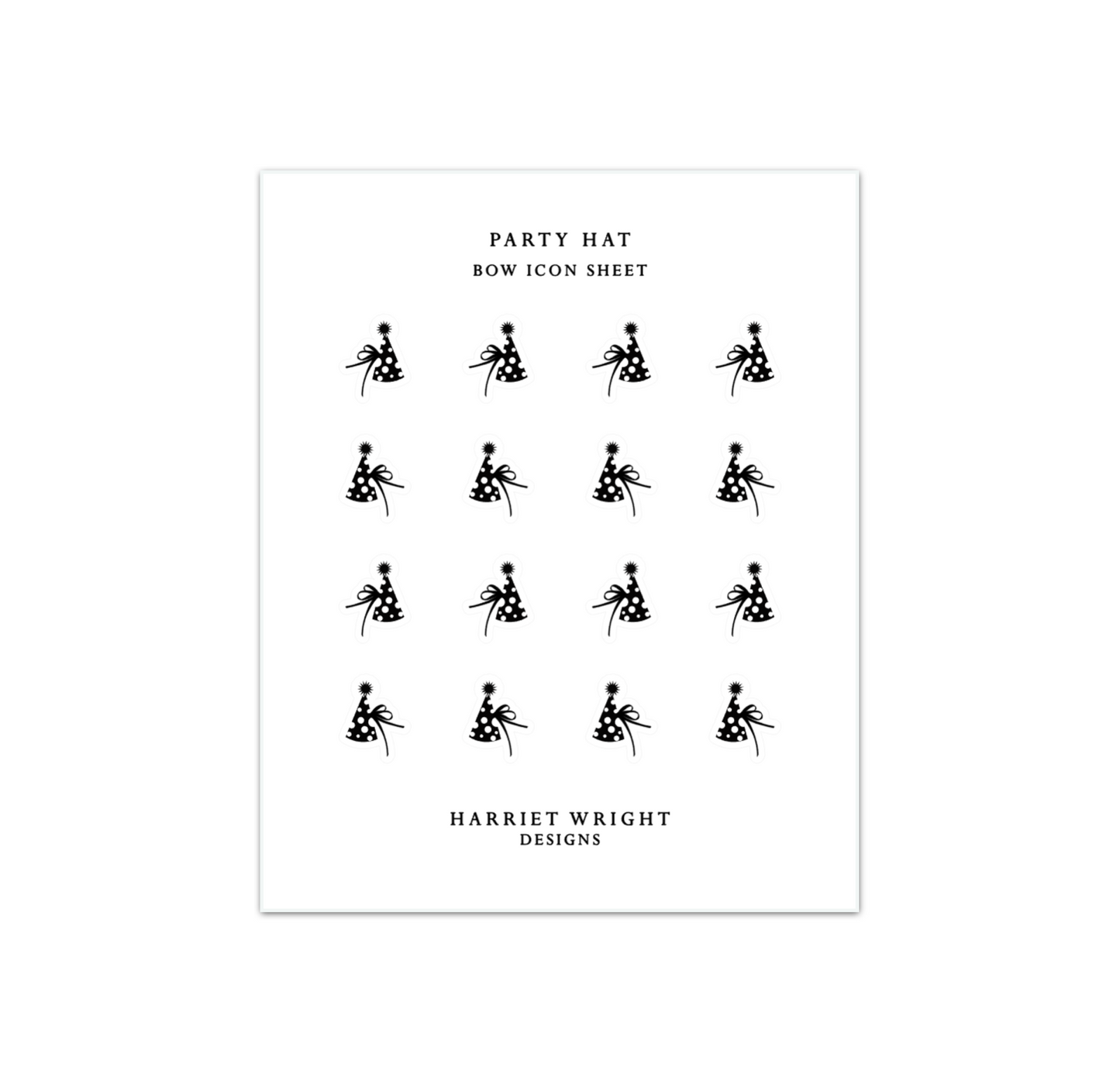 Party Hat || Bow Icon Collection