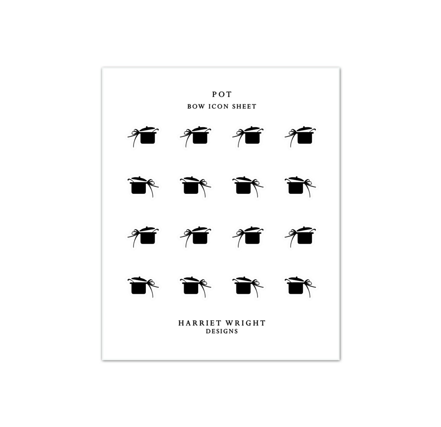 Pot || Bow Icon Collection