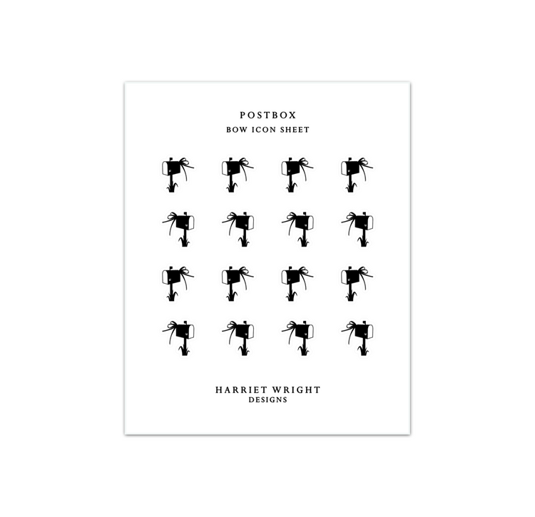 Post Box || Bow Icon Collection