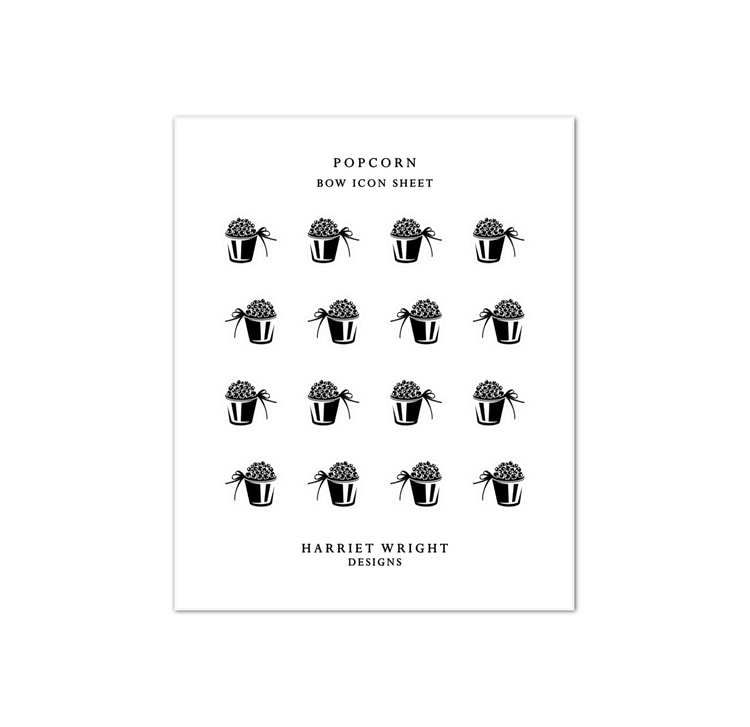 Popcorn || Bow Icon Collection