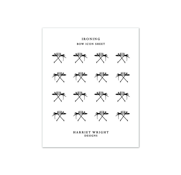 Ironing || Bow Icon Collection