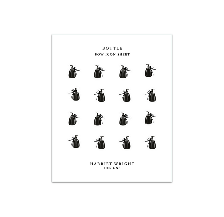 Bottle || Bow Icon Collection