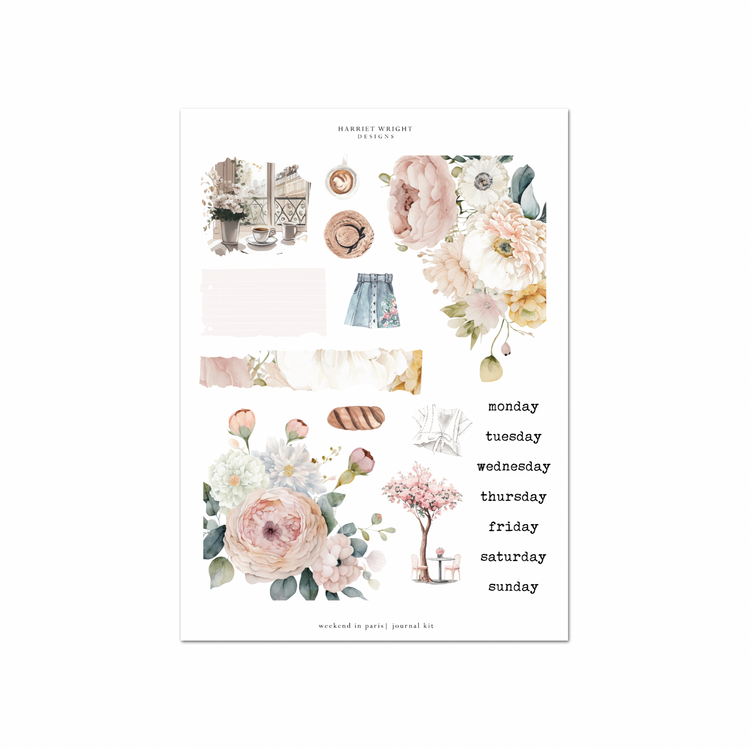Weekend in Paris | Journal Kit