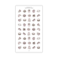 Food Doodle Icons | Sticker Sheet