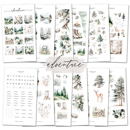 Adventure || Decorative Collection (12 Sheets)