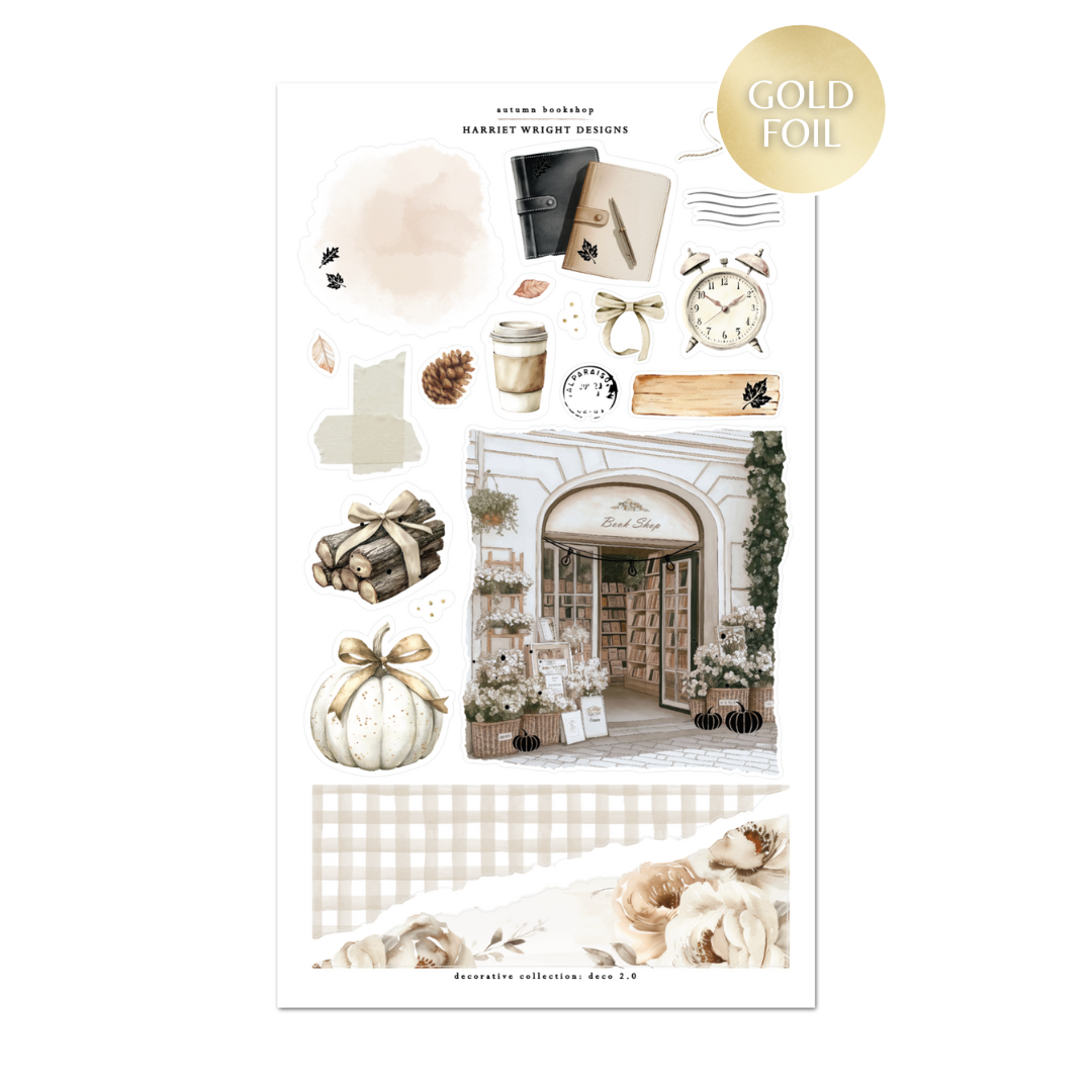 Autumn Bookshop | Decorative Collection