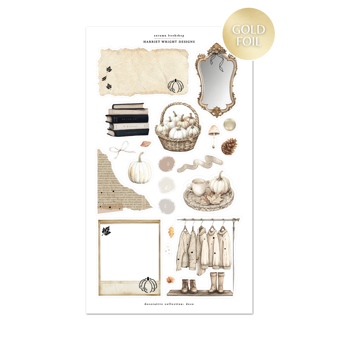 Autumn Bookshop | Decorative Collection