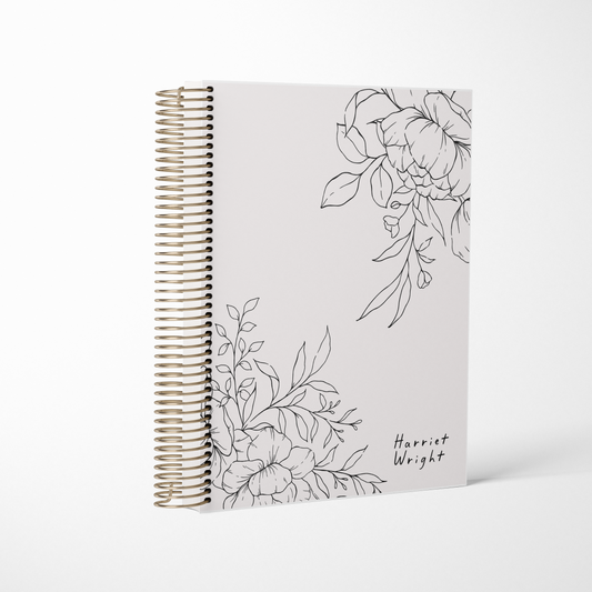 Flora - Add your Name! || A5 Wide Vertical Planner